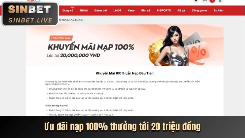Ưu đãi và khuyến mãi nạp tiền hàng ngày tại 68win12